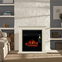 Камінокомплект ArtiFlame Marta AF23S Білий Ваніль (зі звуком) Електричний Камін з ефектом живого вогню, фото 4