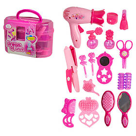 Ігровий набір "Парикмахер" A-Toys 1212AB (Рожевий), Toyman