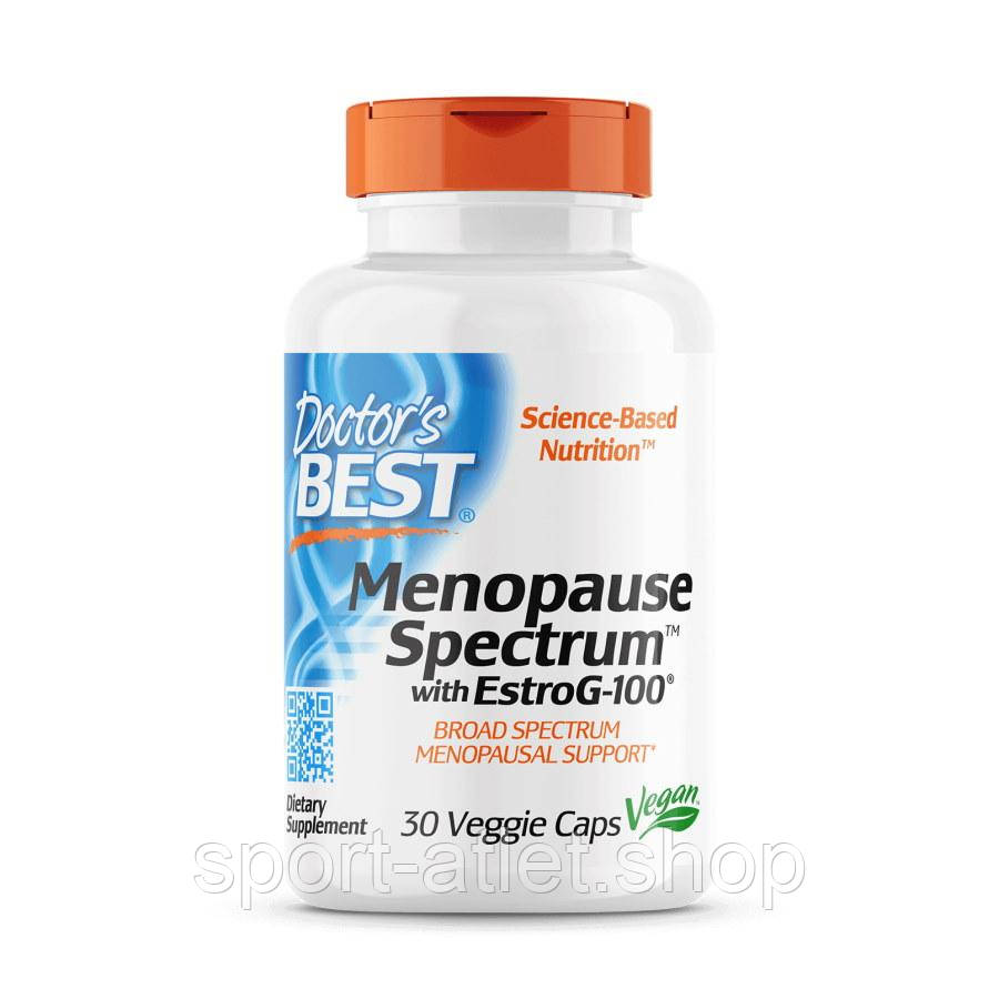 Натуральна добавка Doctor's Best Menopause Spectrum with EstoG-100, 30 вегакапсул, фото 1
