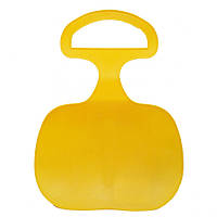 Санки-ледянка Metr+ (180001U) 15581 43 см (Жёлтый), Toyman