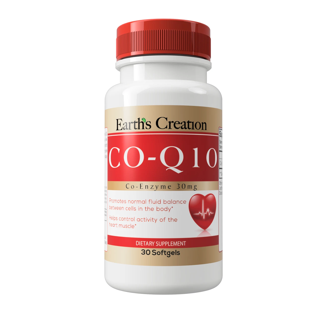 Коензим Earth's Creation CoQ-10 30 mg 30 softgels