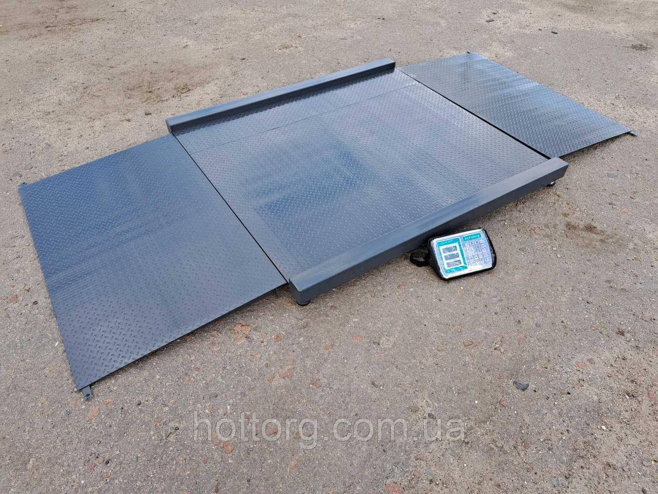 Низькопрофільні наїзні ваги платформні «Бюджет» 1250х1500 мм 600 кг, фото 1