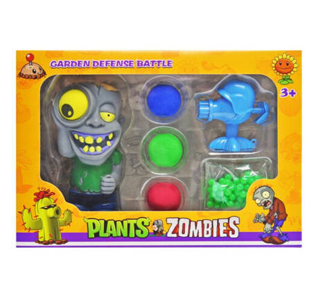 Набір для стрільби PLANT vs ZOMBIE, Зомбі та Горохостріл CF-2019, фото 1