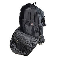 Сумка-рюкзак чоловіча для подорожей, рюкзак із замком, чохлом від дощу водовідштовхувальна накидка