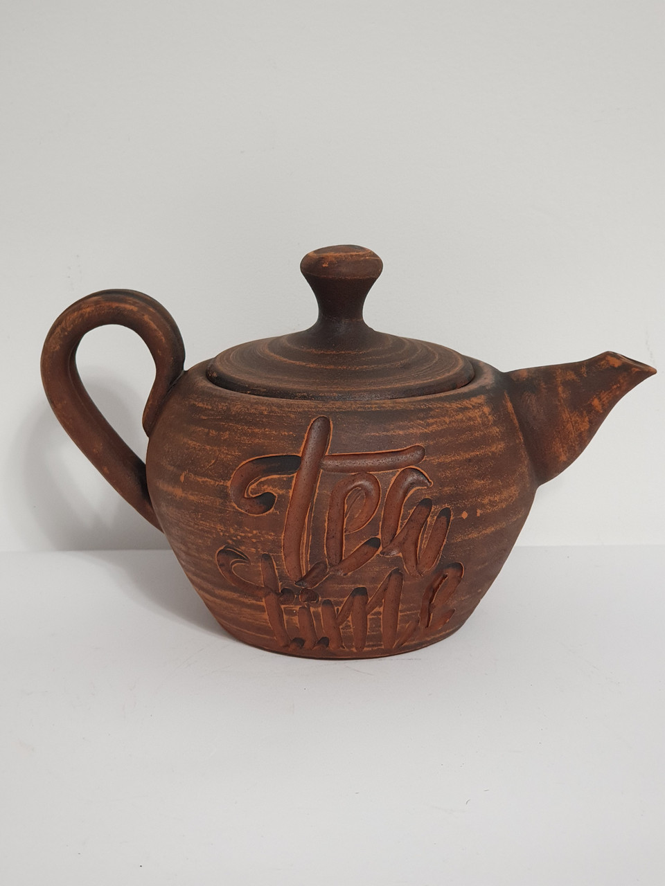 Чайник для заварювання чаю (заварювальний) глиняний (з червоної глини)