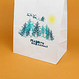 Різдвяні подарункові пакети 260*150*350 Святковий пакет "Marry Christmas" з малюнком Пакет для подарунків, фото 3
