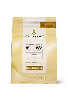 Callebaut W2 White callets (Білий шоколад) 2.5 кг