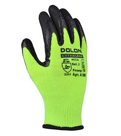 Doloni рукавички робочі трикотажні з латексним покриттям, розмір 10, Extragrab 4188