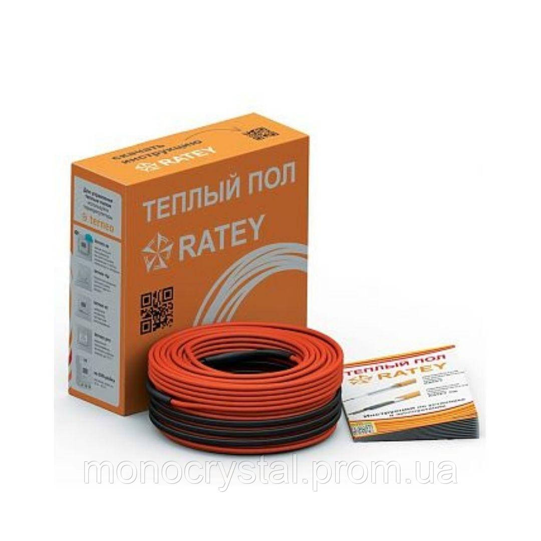 Нагрівальний кабель Ratey RD1, 3.7-4.7кв.м/670Вт (одножильний)
