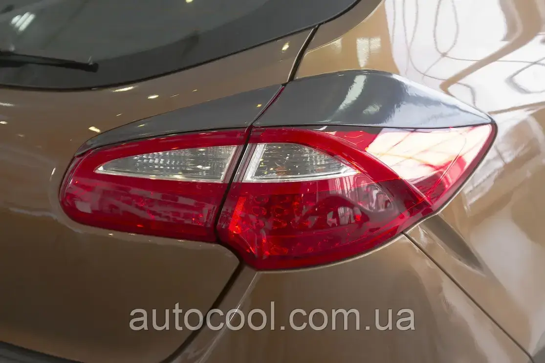 Накладки на задні ліхтарі (ресниці) KIA Cee'd (хетчбек) 2013+ г.в. Кіа Сид