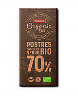 Шоколад черный органический без глютена TORRAS Postres Organic Bio Negro 70%, 200 г (8410342007094)