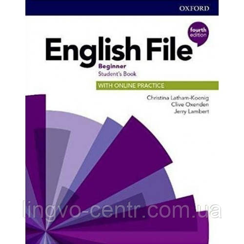 Англійська мова. English File 4th Edition Beginner: Student's Book with Online Practice, фото 1