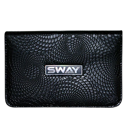 Чохол для шести ножиць Sway Black Snake Large шкіра крокодила