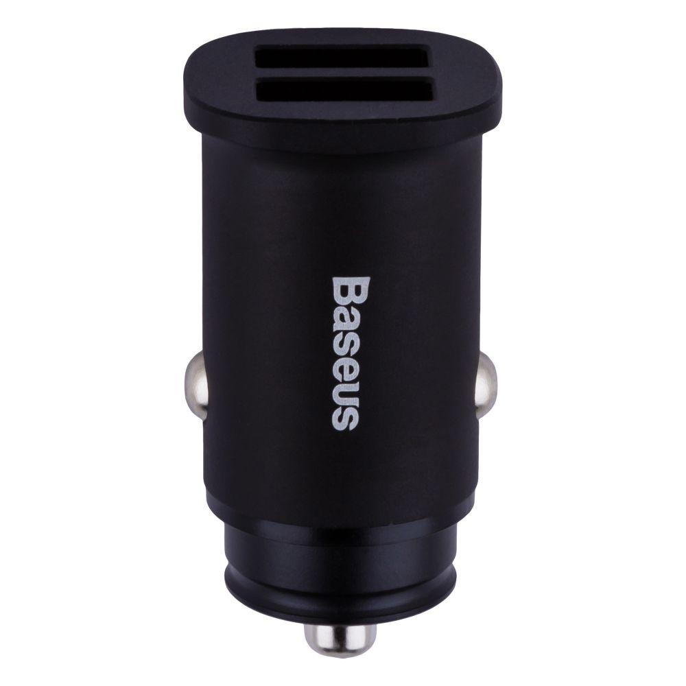 Авто зарядное устройство Baseus Square Metal CCALL-DS Черный