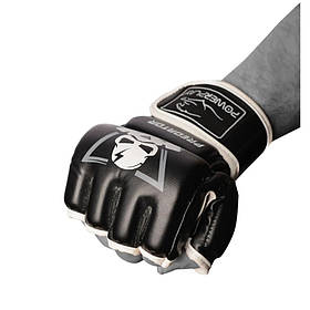 Рукавиці для MMA Power Play 3056, Black/White - XL