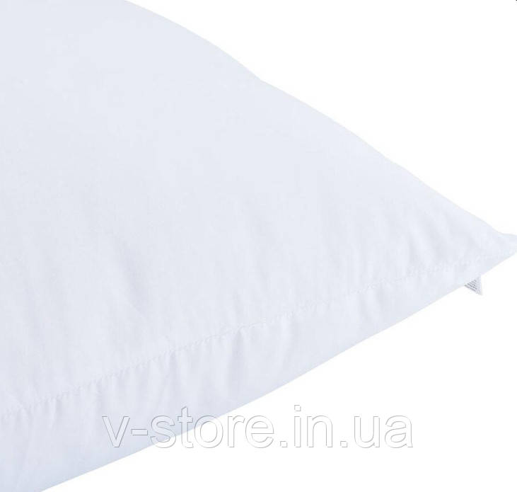 Набор 2 антиаллергенные подушки для сна 50х70 см комплект подушек из микрофибры белые для дома бытовые - фото 8 - id-p1701851065