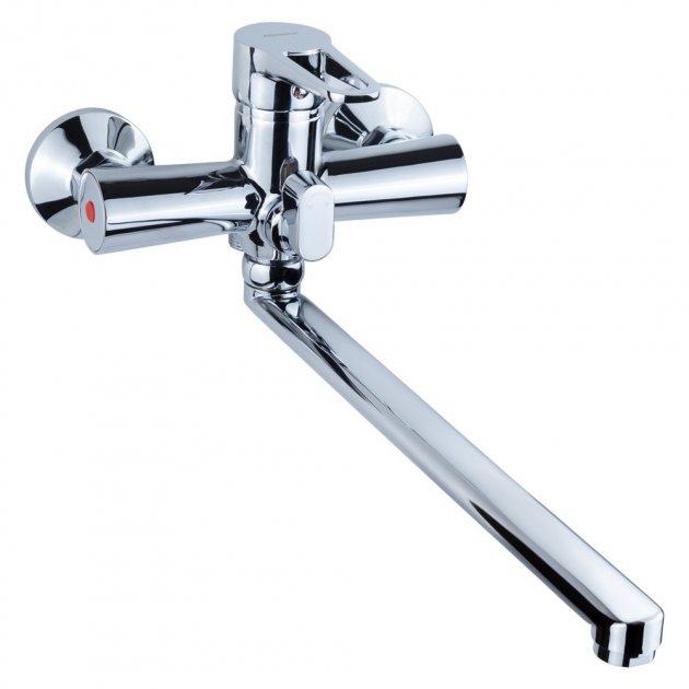 Змішувач для ванни з лійкою для душу Aquatica (HK-2C230C), фото 1