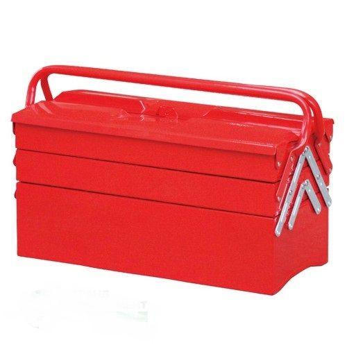Ящик для інструментів металевий Torin 5 секцій червоний 495x200x290 мм. 160804