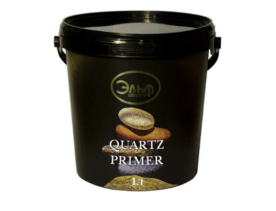 Грунт із кварцовим піском ELF DECOR QUARTZ PRIMER для декоративних штукатурок 1 кг