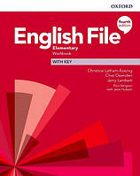 Англійська мова. English File 4th Edition Elementary: Workbook with Key