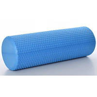 Массажный ролик для йоги, валик гладкий плоский EVA 45х15 см (MS 3231-1)