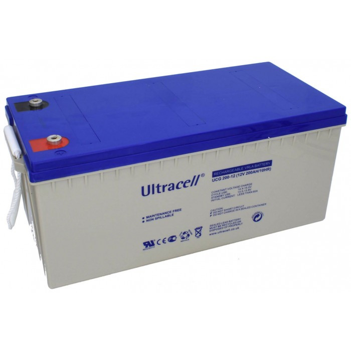 Акумуляторна батарея гелева Ultracell UCG200-12  GEL 12 V 200 Ah