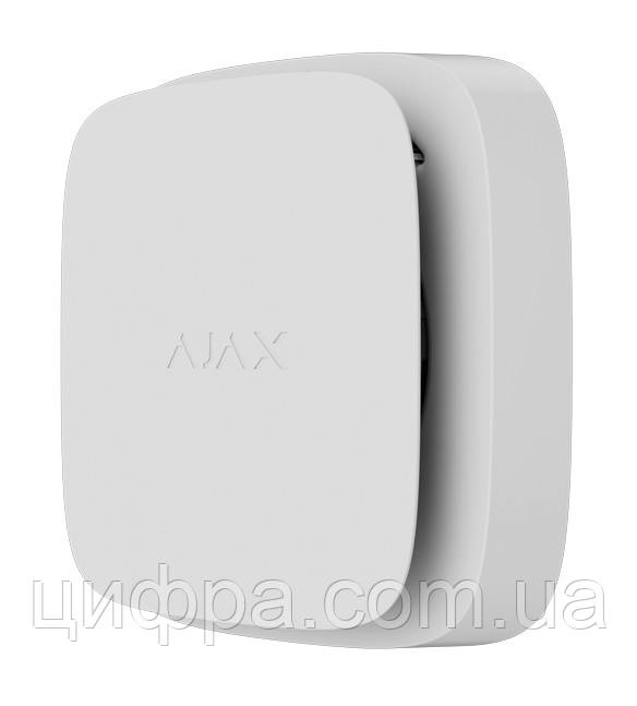 Бездротовий пожежний датчик тепла та чадного газу Ajax FireProtect 2 RB (Heat/СО) білий