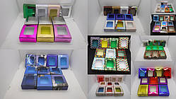 Набір картонних міні-коробок з віконцем, 10 штук, 2,5х6х7,5 см