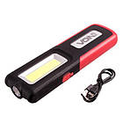 Переносна акамуляторна лампа VOIN VL-109, 12V, 5W-COB+3W XPE/Power Bank 2000mAh, фото 5