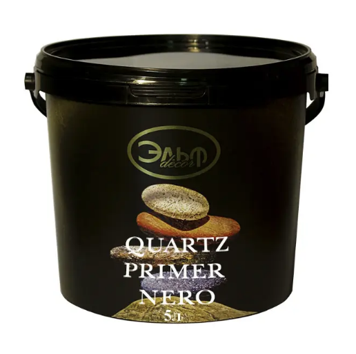 Ґрунт із кварцовим піском ELF DECOR QUARTZ PRIMER NERO для декоративних штукатурок 1 кг