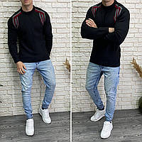 Стильный мужской свитер, ткань "Вязка" 52, 54 размер 52