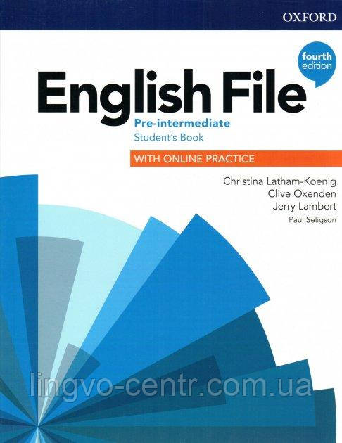 Англійська мова. English File: 4th Edition Pre-Intermediate. Student's Book with Online Practice