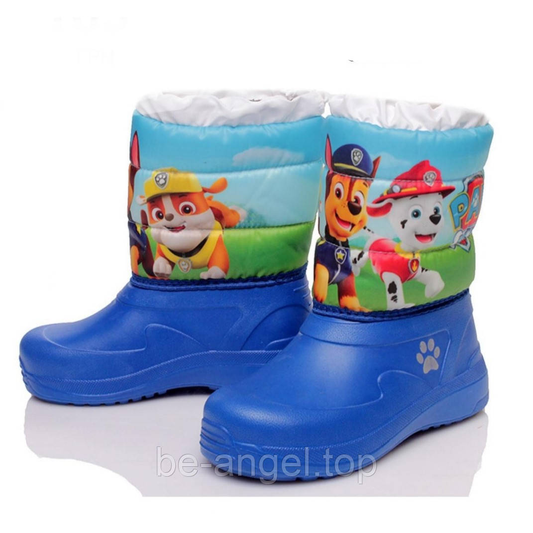 Чоботи піна зима дитячі "Собачий патруль", фото 1