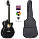 Гітара акустична COWBOY C10-40 BK (чохол, скарбничка, медіатор, ключ, струна) - фото 1 - id-p1703382043