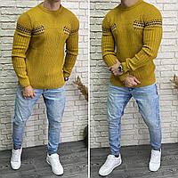 Стильний чоловічий светр, тканина "В'язка" 48, 50 розмір 48