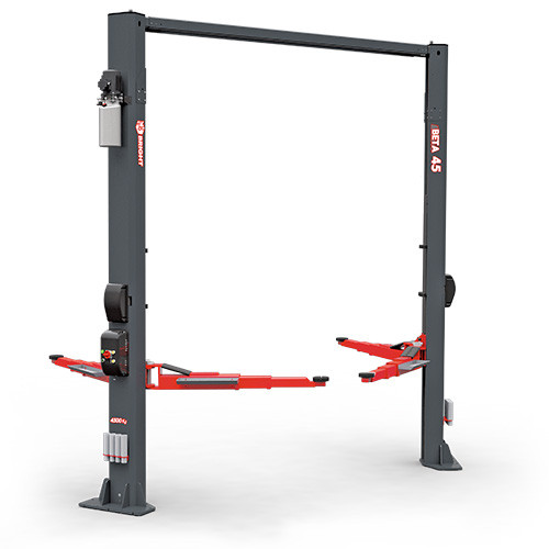 Підйомник 2-х стійковий 4,5т електрогідравлічний з верхньою синхронізацією 380В (Electro-magnetic release), фото 1