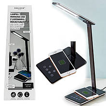 Настільна лампа SMUKEE OW-390202 Black (USB, із зарядним пристроєм, 37.5 см, Польща)