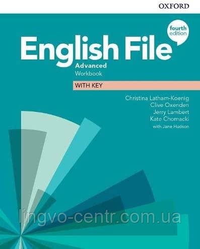 Англійська мова. English File 4th Edition Level Advanced: Workbook with Key, фото 1