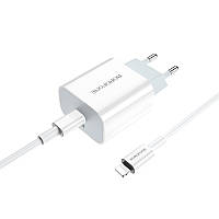 Быстрая зарядка для iPhone 14 20W в наборе с кабелем USB-C на Lightning