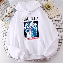 Худі з принтом Cruella