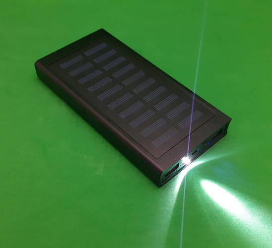 Купить Павербанк Powerbank 20 000mAh с солнечной панелью и фонариком ...