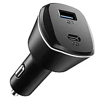 Автомобільний зарядний пристрій Spigen PC1800 Quick Charge PD3.0, Black (000CG24748)