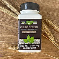 Nature's Way, Chlorofresh, концентрированный хлорофилл, 90 мягких таблеток