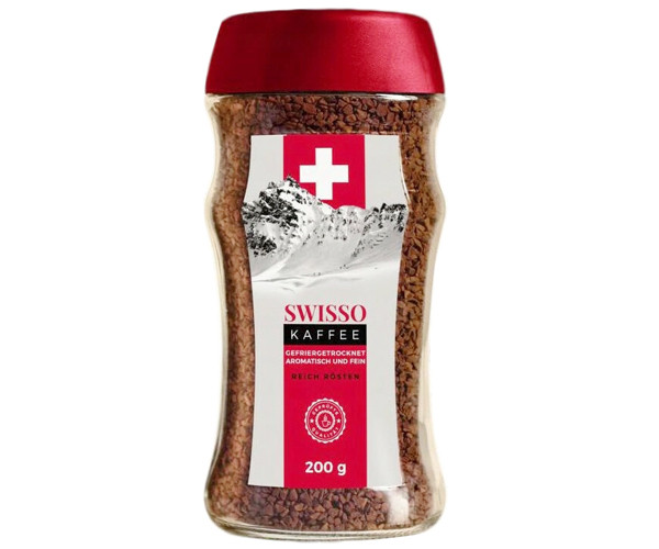 Розчинна кава Swisso Kaffee 200 г.