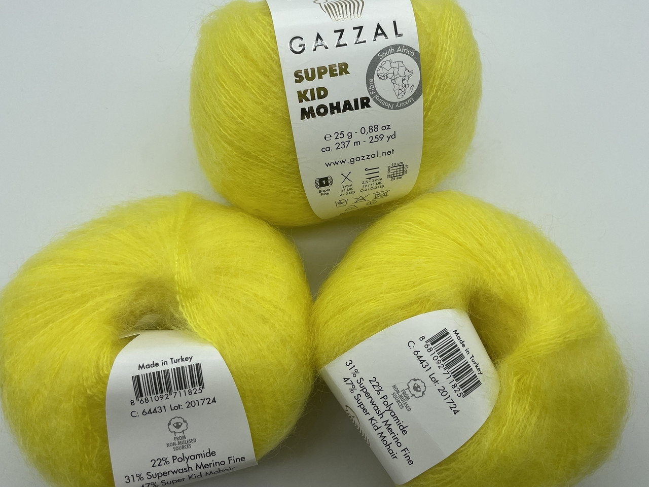 Пряжа Super Kid Mohair Gazzal-64431