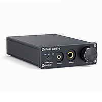 Конвертер звуку SPDIF/Coaxial RCA/3.5/6.35 Fosi Audio DAC-Q5 black