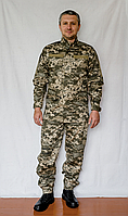 Камуфляжный костюм военная форма комплект китель и штани зсу пиксель камуфляж 2022 нового образца демисезонная 50/3-4