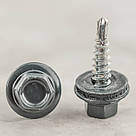 Саморіз 4,8х20 RAL 7016 для кріплення металевих листів внахлест GTO Gunnebo-Etanco (уп. 250 шт), фото 4