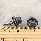 Саморіз 4,8х20 RAL 7016 для кріплення металевих листів внахлест GTO Gunnebo-Etanco (уп. 250 шт), фото 5