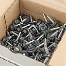 Саморіз 4,8х20 RAL 7016 для кріплення металевих листів внахлест GTO Gunnebo-Etanco (уп. 250 шт), фото 6